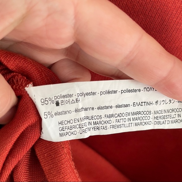 Fitted Jersey Knit Dress with Gathered Neck and Half Sleeve NWT by Zara Trafaluc - Picture 4 of 5